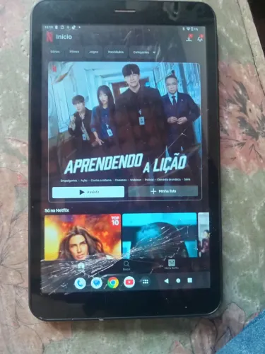 Vendo so o touch mais ta pegando na parte de cima toda so não pega onde ta trincado ?