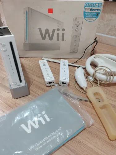 NINTENDO WII 32GB DESBLOQUEADO FUNCIONANDO PERFEITAMENTE