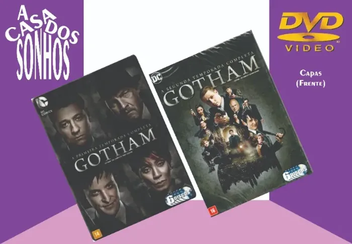 Box DVD Gotham 1ª e 2ª Temporada Completas - 12 Discos