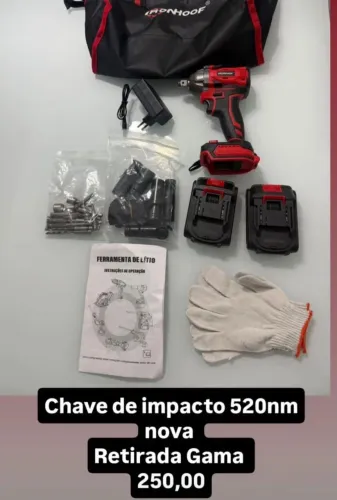 Vendo chave de impacto 520nm nova