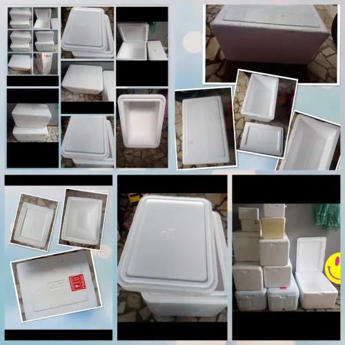 Vendo ISOPORES Novos com tampa reforçada