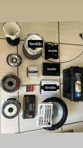 Vendo peças de som