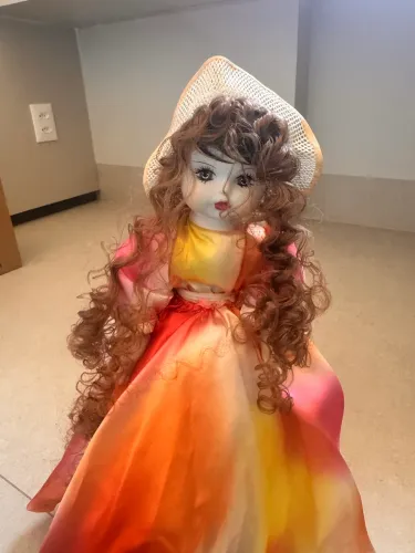 Boneca de gesso