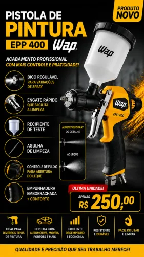 Pistola de Pintura Wap EPP 400