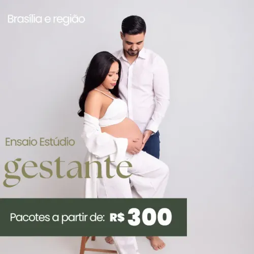 Ensaio Gestante Estúdio