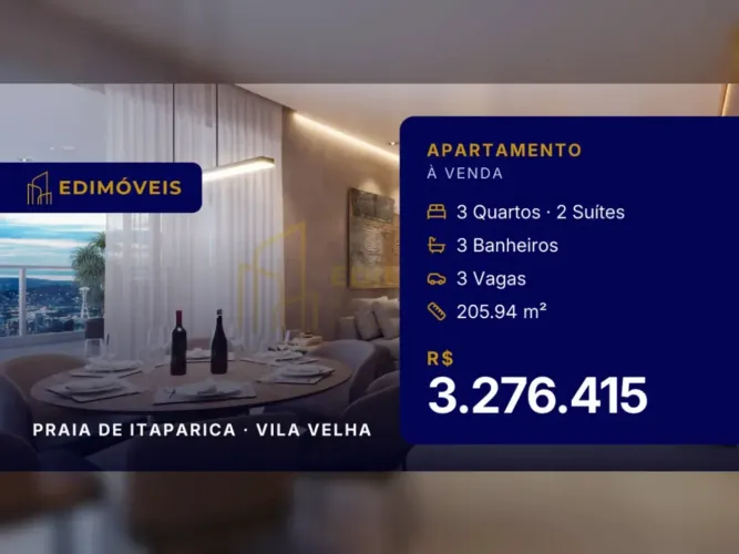 Cobertura 3 quartos na Praia de Itaparica, venha conhecer seu novo lar!