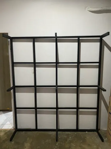 Base De Cama King 2,00x180 45Cm De Altura - Metalon Galvanizado