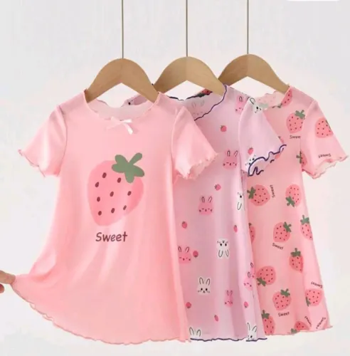 Camisola infantil (manga curta).