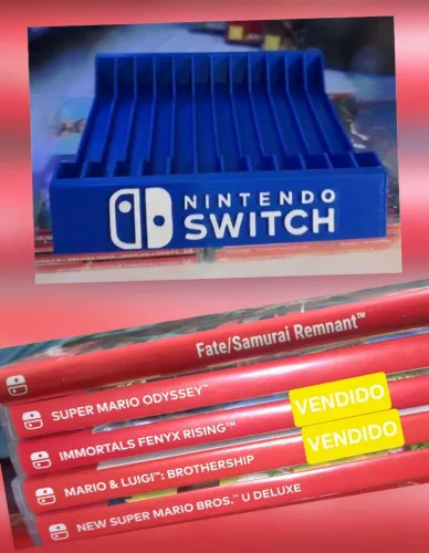 Vendo lote de jogos Nintendo Switch Para Oled, V1 e V2 - Mídia Física + Suporte P/ jogos: