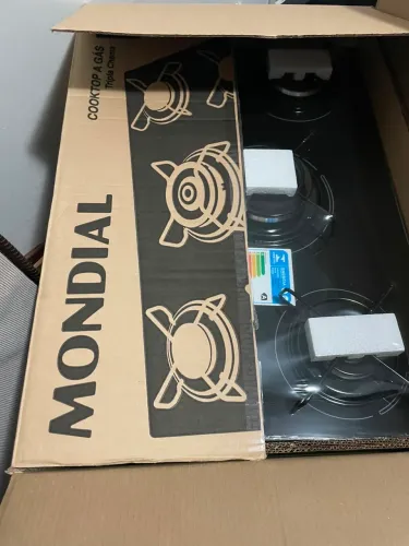 Cooktop mondial 5 bocas novo