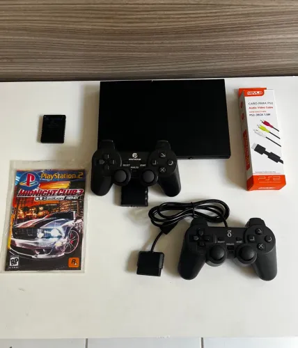 Ps2 Completo, 2 Controles NOVOS e PEGANDO DVD!