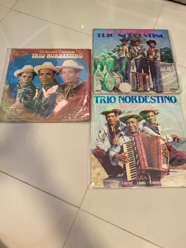 Disco de vinil coletânea trio nordestino