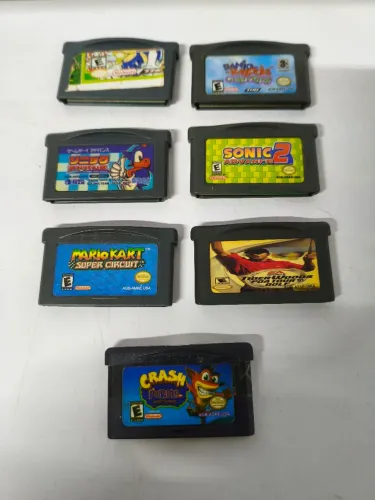Lote jogos GBA gameboy advance