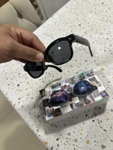 Óculos Inteligente com Câmera Filmadora Embutida