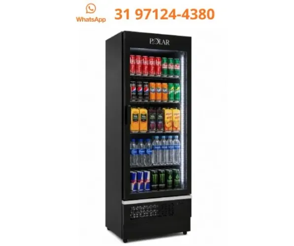 Refrigerador de Bebidas 405 litros Polar Preto