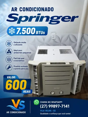 Ar condicionado 7500btus