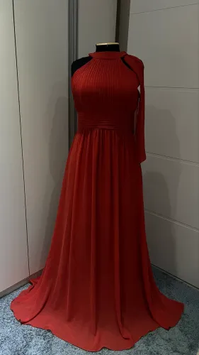 VESTIDO FESTA TERRACOTA, MADRINHAS, FORMATURA, CONVIDADA, MÃE