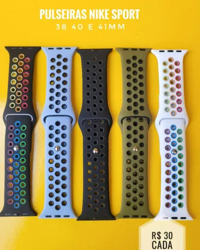 Pulseiras Apple Watch 38 40 41 42mm SmartWatch
