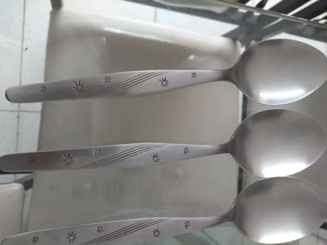Faqueiro Hércules inox estrelinhas (antiguidade)