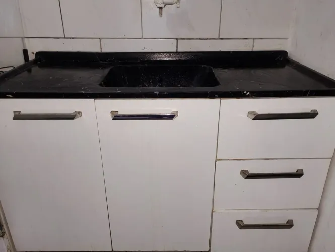 Pia com armário para cozinha