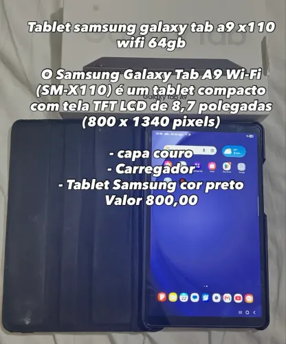 Tablet samsung galaxy tab a9 x110 wifi 64gb