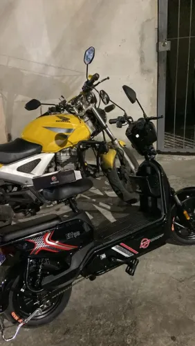 ? Bicicleta Elétrica Dropp Joy City 500W - Aro 14