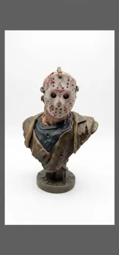 Busto Jason Voorhees - Sexta-Feira 13 | Impressão 3D e Pintura Artesanal