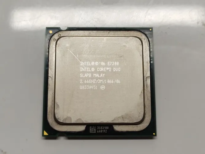Processador Intel Core 2 Duo E7300 2.66GHz LGA775 Testado CPU-Z Retro