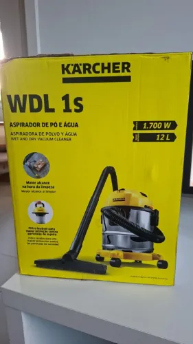 Aspirador de Pó e Água 3 em 1 Karcher 127V com Filtro HEPA 1700W WDL 1S