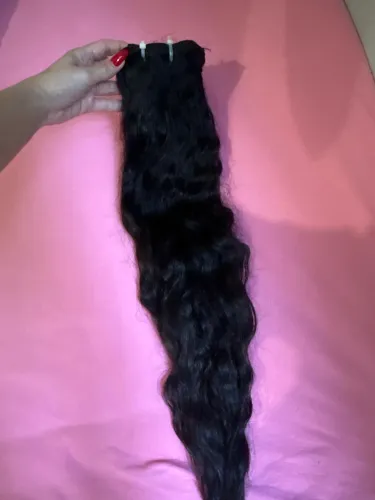 Cabelo humano ondulado - não é virgem 
