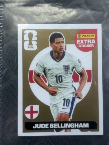 Figurinha Extra Jude Bellingham Dourada Álbum Panini 2026