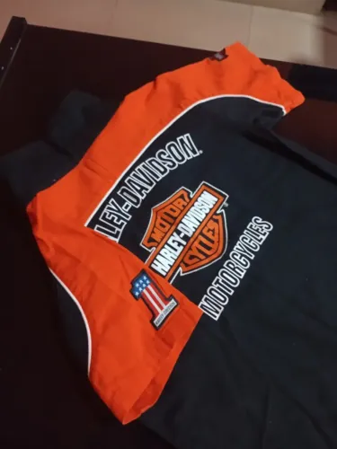 Camisa infantil Harley Davidson Racing até 10 anos