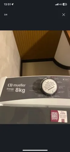 Máquina de lavar roupa nova 8kg