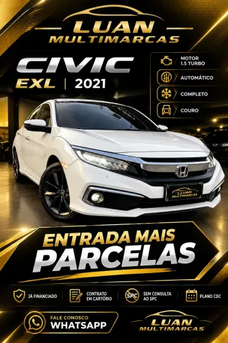 Honda Civic Sedan EXL 2.0 Flex 16V Aut.4p 2021