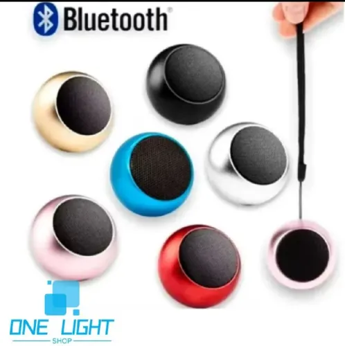 Mini Caixinha De Som De Metal Bluetooth Amplificada de 3W Potente
