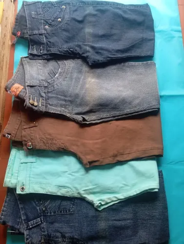 Lote jeans feminino 10 peças