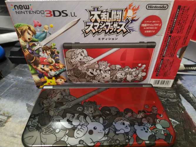 New Nintendo 3ds xl super smash bros