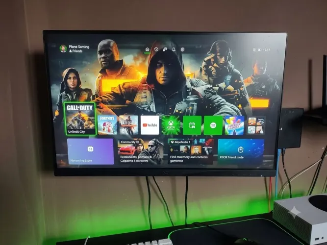 Monitor Gamer 23,8'' Full Hd 24gn600 144hz 1ms Hdmi Ips LG Cor Preto ( Usado)