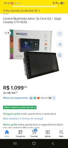 Multimidia aikon 7 pl Android car play