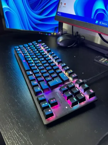 Teclado HyperX Alloy Origins Core TKL RGB Switch Red + Caixa