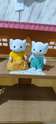 Casal elefantes sylvanian families