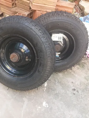 Roda pra caricinha pra moto com munheca e ponta de eicho