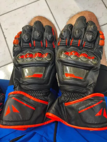 Luva Dainese XXL DRUD D1 LONG ZERA ESTADO DE NOVA 