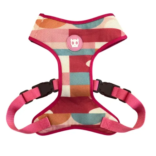 Peitoral Zee Dog Air Mesh Bloom Coleira Ajustável Tamanho G