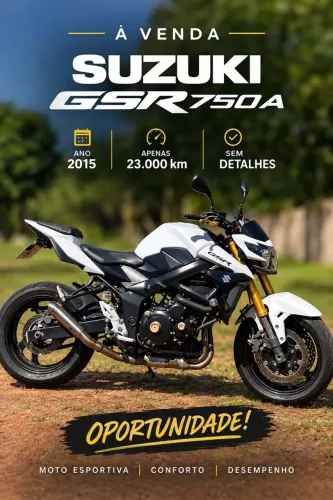 Suzuki GSR750A - Ano 2015