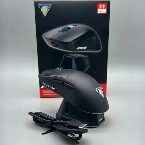 Mouse sem fio Para Jogos 2,4 ghz + Base Jedel Wd139