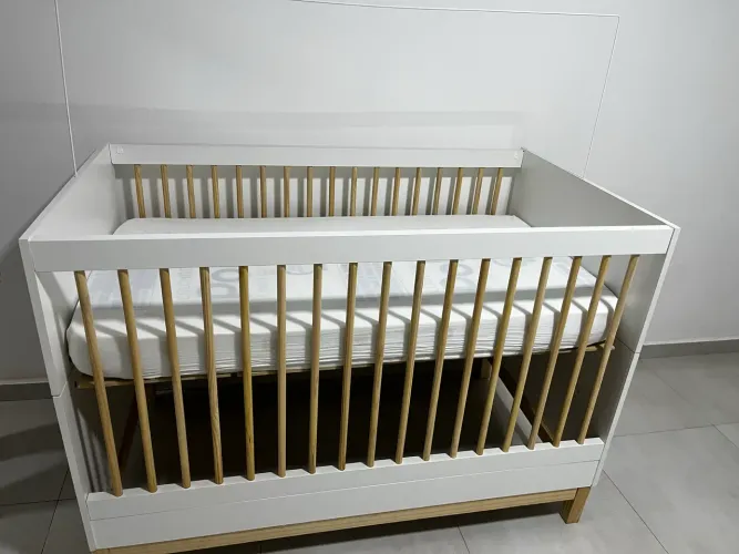 Berço Americano 2 em 1 Linha Cozy Quater