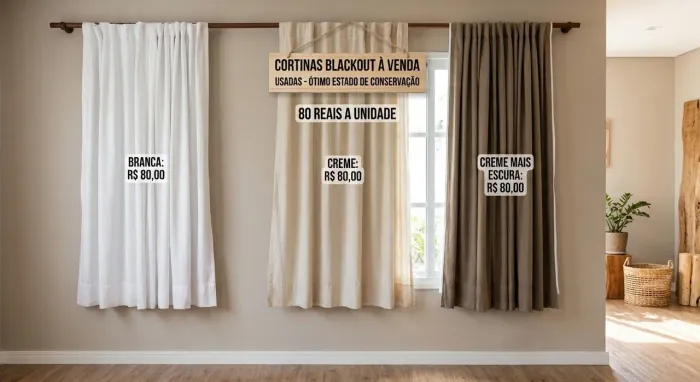 Cortinas com blackout