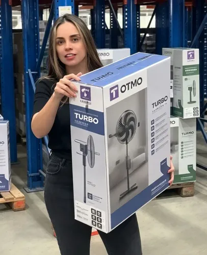 Ventilador de coluna 40 cm turbo. Novo de fábrica