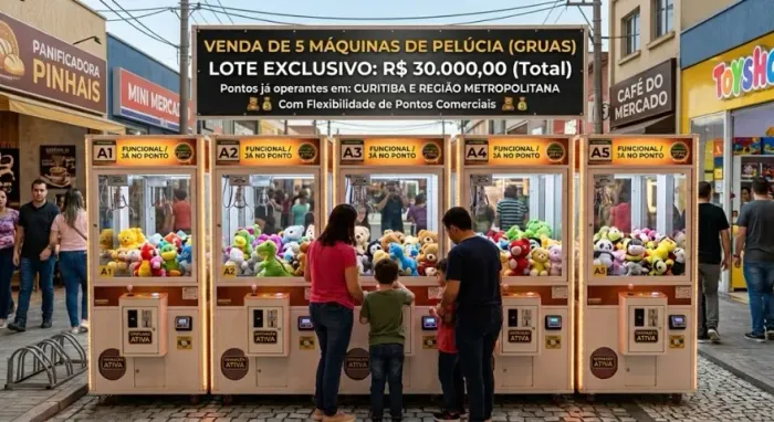 Máquina De Pegar Pelúcia Vending Machine - Ótimo Estado